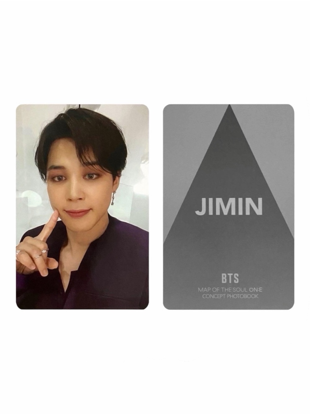 DEFECTIVE-BTS: MAP OF THE SOUL ON:E CONCEPT PHOTOBOOK CLUE VER PHOTO CARD JIMIN